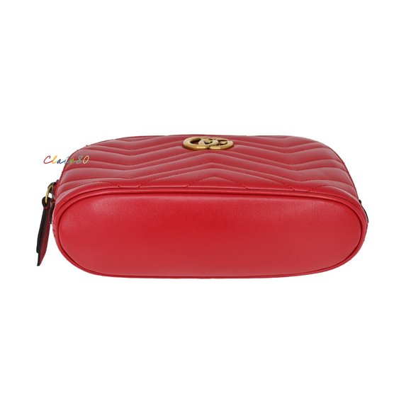 Gucci GG Marmont Matelasse Leather Large Pouch - Picture 4 of 8